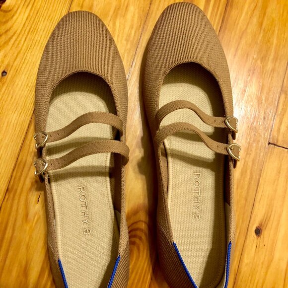 Rothy's Double Buckle Mary Jane in Java Chip size 12.5 - Picture 3 of 5